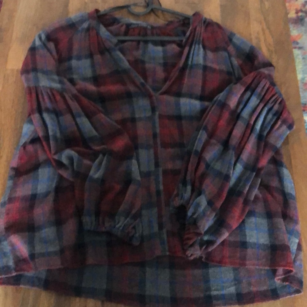 Plaid tunic